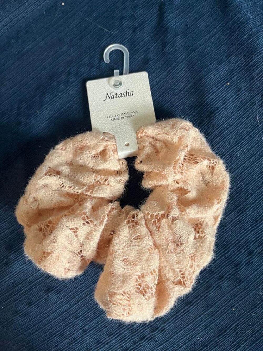Natasha Blush Scrunchie - NEW